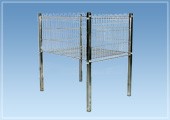 Ottoman Shelf | Market Equipments | MG-09 Wire pool basket 